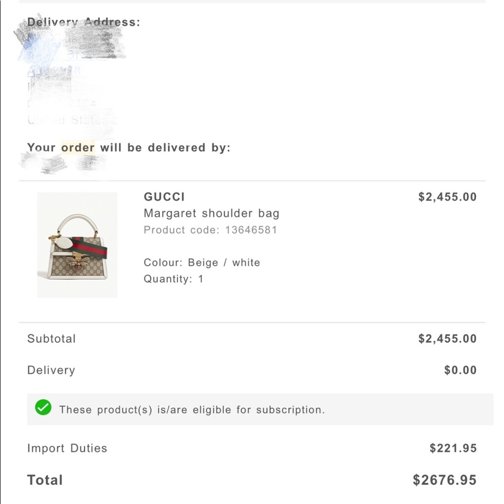 Gucci Margaret shoulder bag - Picture 11 of 11
